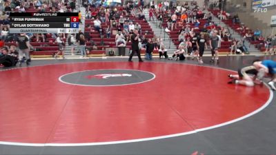 120 lbs Quarterfinal - Ryan Fuhriman, Kuna Klub vs Dylan Dottaviano, Team Idaho Wrestling Club