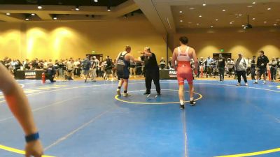 285 lbs Champ. Rd Of 16 - Ryan Schneider, Southside Wrestling Club vs Brayden Benjamin, Armory Wrestling Academy