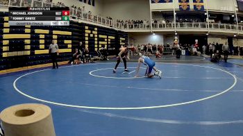 107 lbs Quarterfinal - Michael Johnson, West Allegheny vs Tommy Gretz, Connellsville
