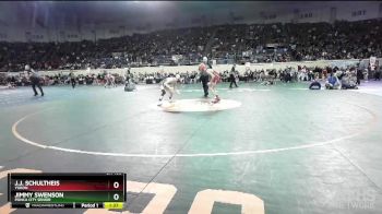 6A-106 lbs Cons. Round 1 - Jimmy Swenson, Ponca City Senior vs J.J. Schultheis, Yukon