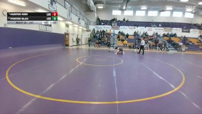 157 lbs Quarterfinal - Porter Blau, Lovell vs Hunter Krei, Lovell