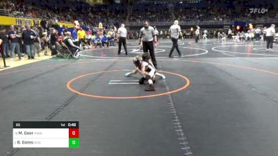 65 lbs Round Of 16 - Mason Geer, Parkland vs Bryce Gates, River Valley