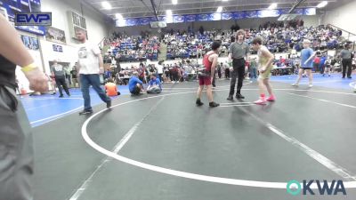 100 lbs Rr Rnd 4 - Maverick Stewart, Warner Eagles Youth Wrestling vs Jacob Gomez, Salina Wrestling Club