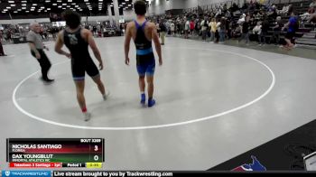 190 lbs Cons. Round 2 - Nicholas Santiago, Florida vs Dax Youngblut, Immortal Athletics WC