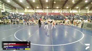 135 lbs Placement (4 Team) - ANEKA MATHEWS, Nevada 1 vs Tassie Hatch, Utah 1