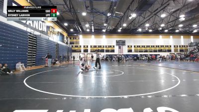 130 lbs Consy 4 - Milly Williams, Canon-McMillan vs Sydney Laboon, Upper St Clair