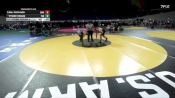 3A Boys 285 lbs Cons. Round 3 - Ryder Swaim, Pleasant Hill Boys vs Carl Orchard, Corbett Boys