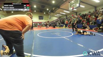 55 lbs Round Of 16 - Henry Hicks, Morris Wrestling Association vs McCoy Meeks, Tiger Trained Wrestling