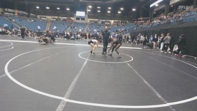 117 lbs Cons. Round 5 - Jamiyah Thompson, Unattached vs Isabella Salas, Carl Albert