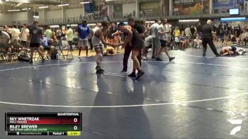 138 lbs Quarterfinal - Riley Brewer, The Storm Wrestling Center vs Sky Wnetrzak, Well Trained