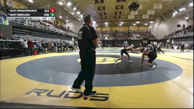 138 lbs Round Of 16 - Jack Dragoumanos, Belmont Hill School vs Matt Mercado, New York Military Academy