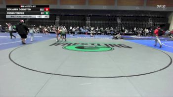 165 lbs Consi Of 64 #2 - Benjamin Goldstein, Douglas vs Pedro Torres, De La Salle