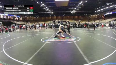 157 lbs Champ. Round 1 - Venture Gonzalez, Jensen Beach vs Cooper Moore, Ringgold