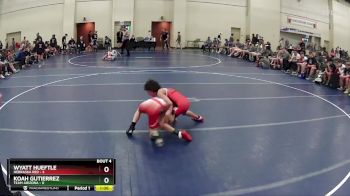 80 lbs Round 2 (6 Team) - Wyatt Hueftle, Nebraska Red vs Koah Gutierrez, Team Arizona