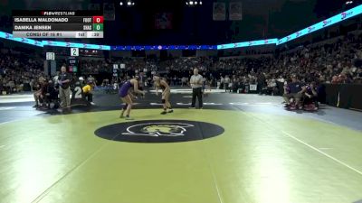 140 lbs Consi Of 16 #1 - Isabella Maldonado, Foothill (Bakersfield) (CS) vs Danika Jensen, Shasta (NS)