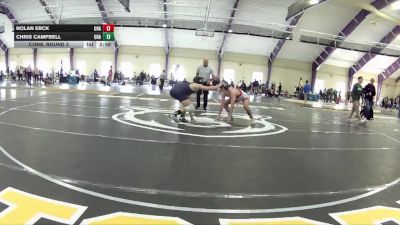 141 lbs Cons. Round 3 - Chris Campbell, Unattached vs Nolan Erck, Unattached