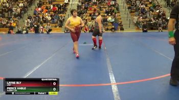 Quarterfinal - Pierce Hable, Albert Lea vs Layne Bly, LAW