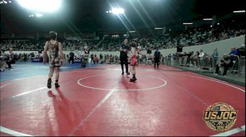76 lbs Consi Of 4 - Tate Russell, ReZults Wrestling vs Caden Light, Coweta Tiger Wrestling