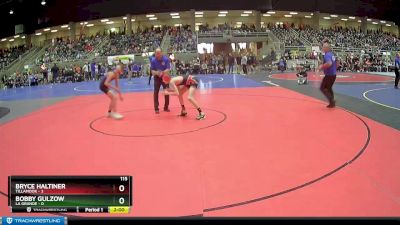 115 lbs Semis & 1st Wrestleback (8 Team) - Bobby Gulzow, La Grande vs Bryce Haltiner, Tillamook