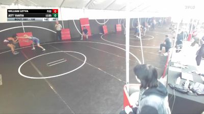 106 lbs Cons. Round 3 - William Leyva, Paloma Valley High School vs Jett Yantis, Lion Of Judah Wrestling Academ