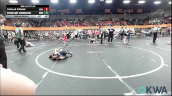 61 lbs Consolation - Gunnar Brown, Duncan Demon Wrestling vs Beckham Cummings, Newcastle Youth Wrestling