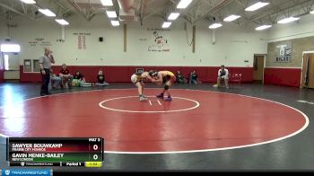 132 lbs Cons. Round 2 - Gavin Menke-Bailey, New London vs Sawyer Bouwkamp, Prairie City Monroe