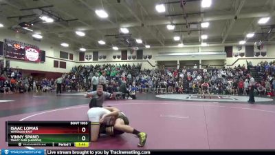 132 lbs Cons. Round 2 - Vinny Spano, Tinley Park (Andrew) vs Isaac Lomas, Waterloo East