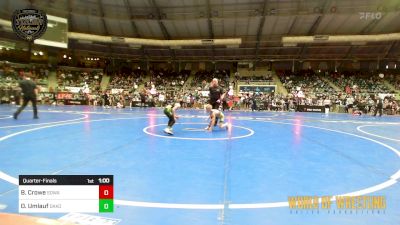 58 lbs Quarterfinal - Bradley Crowe, Soddy Daisy Wrestling Academy vs Oliver Umlauf, Dakota Boyz Wrestling Club