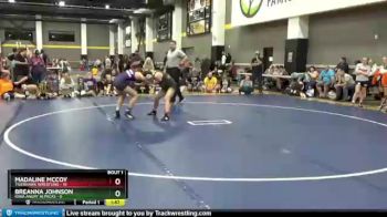 118 lbs Round 1 (3 Team) - Madaline Mccoy, TigerHawk Wrestling vs Breanna Johnson, Iowa Angry Alpacas