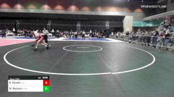 145 lbs Consi Of 16 #2 - Boston Powell, Yukon vs Max Benson, Pleasant Grove