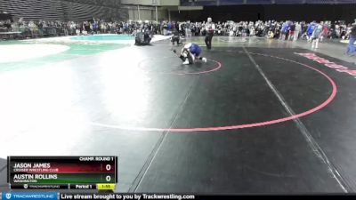 86 lbs Champ. Round 1 - Jason James, Cruiser Wrestling Club vs Austin Rollins, Washington