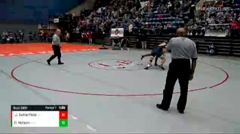 2 lbs Quarterfinal - Johnny Satterfield, Union vs Dravion Nelson, Bluestone High School