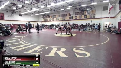 174 lbs Cons. Semi - Jair Green, Sacramento City College vs Kelly Little, Sacramento City College