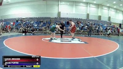 250 lbs Round 2 - Lucas Jirousek, OH vs Jacob Purtee, OH