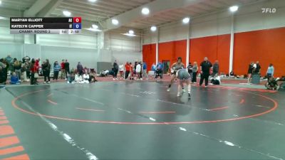 160 lbs Champ. Round 2 - Maryah Elliott, Adrian vs Katelyn Capper, Indiana Tech