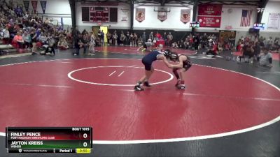 Quarterfinal - Finley Pence, Fort Madison Wrestling Club vs Jayton Kreiss, WBNDD