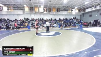 190 lbs Champ. Round 2 - Alexander Harris (Alcantar), Woodbridge vs Kano Gordon, Calabasas