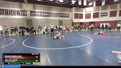 80 lbs Cons. Round 2 - Jed Williams, Olympus-Skyline vs Mason Berglund, Sons Of Atlas Wrestling Club