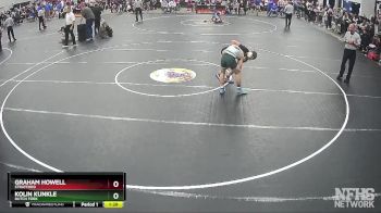 5A 132 lbs Quarterfinal - Kolin Kunkle, Dutch Fork vs Graham Howell, Stratford