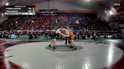 6A 285 lbs Cons. Semi - Xander Scholes, Post Falls vs Kollin Bailey, Rocky Mountain