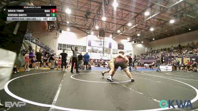 285 lbs Rr Rnd 1 - Brice Tiner, Warhorse Wrestling Club vs Steven Smith, Salina Wrestling Club