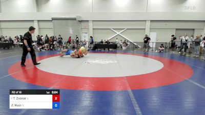 150 lbs Rd Of 16 - Tyson Zvonar, Il vs Zachary Ruiz, Fl