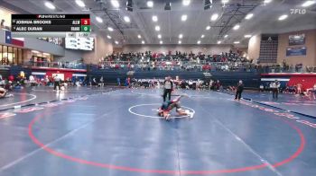 132 lbs Champ. Round 1 - Joshua Brooks, Allen White vs Alec Duran, El Paso Franklin