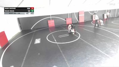 138 lbs Cons. Round 4 - Isaac Silva, Eastvale Elite Wrestling vs Raiki Watabe, Peninsula High School Wrestlin