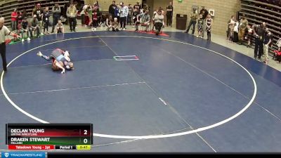 64 lbs Champ. Round 1 - Declan Young, Uintah Wrestling vs Draken Stewart, Millard