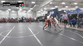 150 lbs Round 4 (10 Team) - Cole Genua, Maryland Mallets vs Darrien Francisquini, Savage WA Black