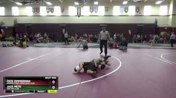 PW-17 lbs 1st Place Match - Jace Mete, USA Mat Club vs Tate Zimmerman, Waverly Area Wrestling Club