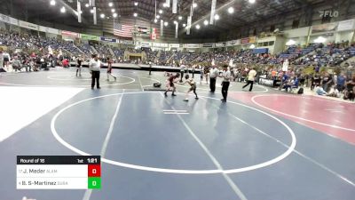 81 lbs Round Of 16 - Jeremiah Meder, Alamosa vs Bronx Shanley-Martinez, Duran Elite