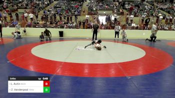 54 lbs Consolation - Luke Autin, Backyard Brawlers Wrestling Club vs Zion Vanderpool, Teknique Wrestling