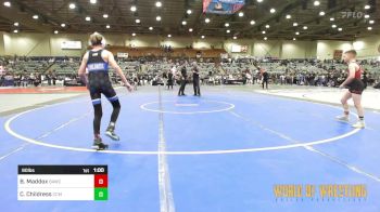 90 lbs Consolation - Bentley Maddox, Broken Arrow Wrestling Club vs Calan Childress, Central Coast Most Wanted